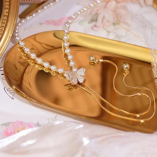 Queen Medusa Style Butterfly Necklace