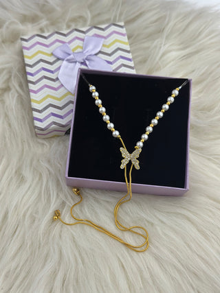 Queen Medusa Style Butterfly Necklace