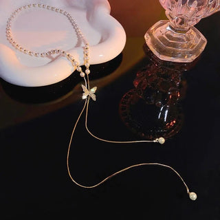 Queen Medusa Style Butterfly Necklace