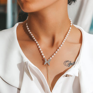 Queen Medusa Style Butterfly Necklace
